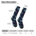 thumbnail image 7 of Knee High Socks for Men and Women, Green Jellyfish Starfish Althletic Compression Socks, Support Long Tube Socks for Outdoor Sport, Calf Socks, High Stockings for Women Men, 7 of 7