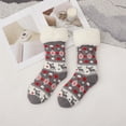 thumbnail image 3 of Sales UHGANN Under $10 Christmas Fuzzy Socks for Women Girls Gifts Cute Fun Cozy Fluffy Winter Warm Slipper Xmas Holiday Socks, 3 of 3
