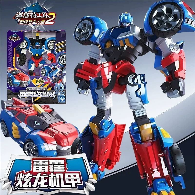 Miniforce Super Dino Power Tyranno Thunder Tyrannosaurus Transform Robot Car