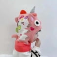 thumbnail image 2 of Conjunto De Bufanda Y Gorro De Invierno Para Niños De 1 A 6 Años, Gorro Tejido Con Dinosaurio De Unicornio, Bufanda, Gorros Con Capucha Y Orejeras Para Bebés, Niñas Y Niños Methold AP008111-01, 2 of 6
