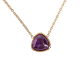 thumbnail image 1 of Collar para Mujer LuckyLy de Cuarzo con Dije de Piedra Natural Aline Violeta Oscuro UNITALLA, 1 of 7