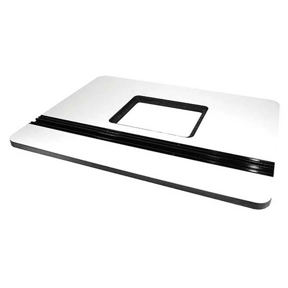 JessEm 03006 Laminated Phenolic Pre-Drilled Mast-R-Top 24" X 32" Router Table Top - White