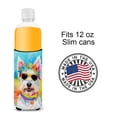 thumbnail image 4 of Carolines Treasures DAC2570MUK 12 oz Westie Hippie Dawg Hugger for Ultra Slim Cans, 4 of 5