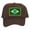 Brown, variant on Top Headwear Country Brazil Flag Hat - Brazilian Patriotic Trucker Cap Kelly Green