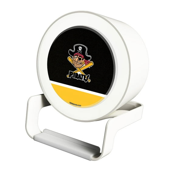 Pittsburgh Pirates Cooperstown Team Logo Night Light Charger with Bluetooth Speaker