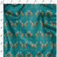 thumbnail image 3 of Soimoi Tissu Poly Georgette Cerf Animal Imprimé 1 Yard 52 Pouces de Large, 3 of 5