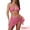 Pink, variant on DARING DIVA Women's Herringbone Bikini Sets Large Moss Green
