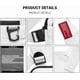 thumbnail image 5 of Bolsos de hombro tácticos para hombre y mujer, bolso de pecho rígido, estilo hip hop, bolsos deportivos, riñonera con bolsillo en el pecho., 5 of 5