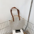 thumbnail image 4 of Bolso Playa Bsvklp Paja para Mujer Tejido Bohemio Vintage Verano Con Asa superior, 4 of 8