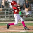 thumbnail image 3 of 3 Pairs Unisex Baseball/Softball Socks Youth Adult Over-the-Calf Knee High Socks, Pink, 3 of 10