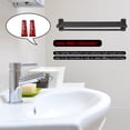 thumbnail image 2 of Nail-free Wall-mounted Bath Towel Holder Multifunctional Towel Rack Space-saving High, 2 of 8