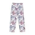 thumbnail image 3 of Fotbe Butterflies in Pastel Men's Pajama Pants,Sleepwear Pants,Pj Bottoms Drawstring And Pockets-, 3 of 7