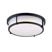 2 Light Flush Mount-Black Finish Maxim Lighting 10272Wtbk
