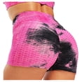 thumbnail image 2 of IROINNID Women's Printed High Waist Hip Lifting Quick Dry Yoga Shorts, 2 of 6