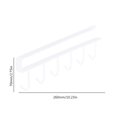 thumbnail image 3 of 1/2 Uds. Portavasos para té y café, 6 ganchos, estante de almacenamiento para tazas (blanco, 1 Uds.), 3 of 7