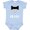 AE-Light Blue, variant on Lil Bro Little Brother Mock Tuxedo Tux Boys Baby Bodysuit