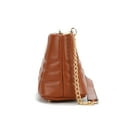thumbnail image 6 of MKF Collection Giada Vegan Leather Women's Shoulder Bag, Elegant Crossbody Purse Handbag by Mia K - Cognac, 6 of 9