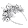 thumbnail image 3 of Diadema de bola de discoteca para mujer: Aro para el pelo con estrella y espumillón para fiesta de discoteca. Tocado festivo para mujeres y niñas. Accesorios para disfraz de Nochevieja., 3 of 5
