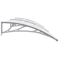 thumbnail image 4 of vidaXL Front Door Canopy, Outdoor Awning for Porch & Patio, 78.7x31.5 Inches Black & Transparent, 4 of 65