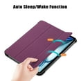 thumbnail image 2 of Allytechgroup Slim Case for Apple iPad 10th Generation 10.9 Inch 2022, Trifold Stand Smart Cover Auto Sleep Wake Protection Support Touch ID Tablet Case for Apple iPad 10 10.9", Purple, 2 of 10