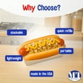 thumbnail image 6 of MT Products White Paper Hot Dog Trays 7" x 2.75" x 1.50" - Pack of 50, 6 of 11