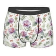 thumbnail image 4 of Goofa Orchids Flowers Printed Men's Boxer Briefs Underwear, Moisture-Wicking Underwear, Trunk,Soft and Breathable Cotton Underwear-Large, 4 of 9