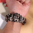 thumbnail image 3 of 1PC 20MM Cloth Watchband Printed Headband Shaped Watch Band Fashion Replacing Wristband Hair Bands Watch Strap Compatible for Watch (Leopard Style), 3 of 4