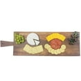 thumbnail image 5 of Woodard & Charles Acacia Wood 29" Extra Large Platformed Serving Paddle Board Tray, 5 of 8