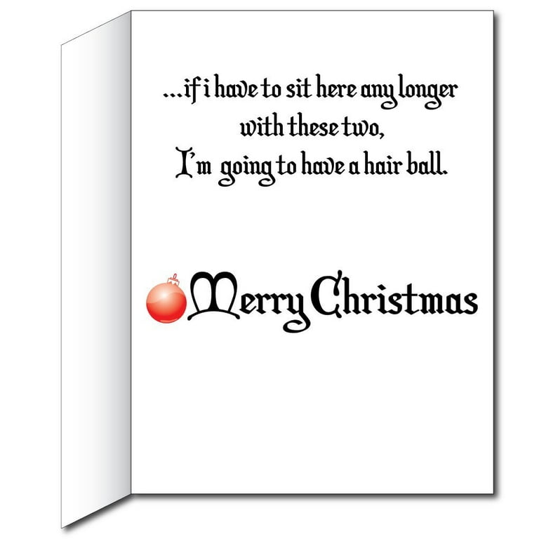 2'x3' Giant Christmas Card (All I Want), W/Envelope