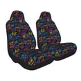 thumbnail image 2 of Yiaed Graffiti Art Print Car Seat Covers,Universal Auto Seats Protector Fits for Car,SUV Sedan,Truck,Automotive Seat Covers & Accessories-1, 2 of 9