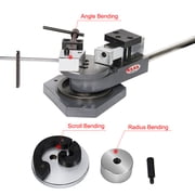KAKA INDUSTRIAL Universal Bender, High Capacity Metal Bender, Strip Steel, Flat Steel, Round Steel, Angle Steel Rod Bender, Hot and Cold, Bar Bending Machine SBG-40