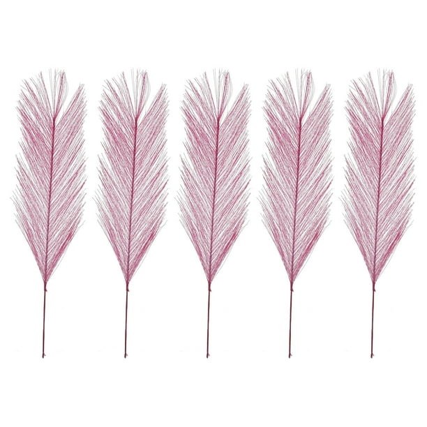 50 unids imitación Phoenix-tail Ferns Decoración Plantas Artificiales Boda Flor