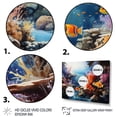 thumbnail image 3 of Designart "Marine Wonders Aquariums VII" Nautical & Beach Floater Framed Canvas Wall Art, 3 of 7