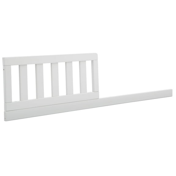 Delta Children Daybed/Toddler Convertible Wood Safety Rail for Twin Bed, 36" x 19", Bianca White