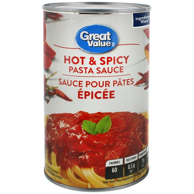 Great Value Hot & Spicy Pasta Sauce