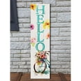 thumbnail image 2 of TX USA 36in Spring Hello Porch Sign for Front Door - Wooden Porch Sign, Front Porch Decor, Home Decor Sign, 2 of 4