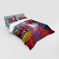 thumbnail image 3 of Ambesonne Colorful Bedding Set 3 Pcs, Trees Park Fall Autumn, Twin, Multicolor, 3 of 3