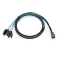 thumbnail image 2 of Wiring Accessories, Portable High Definition Stable Sas1 Drag 4SATA, For Server Wiring Accessories 50cm / 100cm Switch, 2 of 7