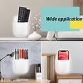 thumbnail image 5 of Dsseng 4 Pcs Universal Remote Control Holder Wall-Mounted Cell Phone Charging Rack Holder Punch Free Refrigerator Organizer Kitchen Bathroom Accessory, 5 of 5
