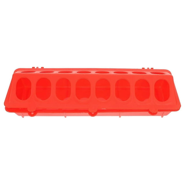 Plastic Poultry Feeder Chick Feeder for Pigeons with Spill Proof Design