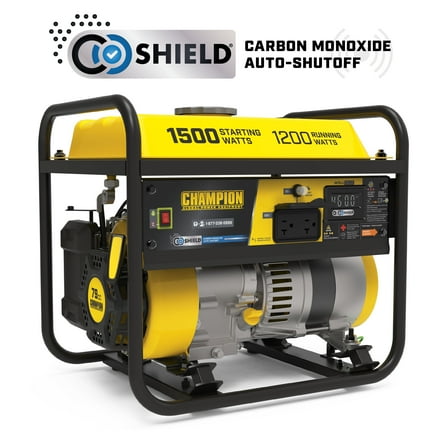 Champion Power Equipment 1200-Watt Portable Generator with CO Shield®