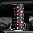 thumbnail image 5 of Red & White Dots Skinny Tumbler 20oz - Double Wall Vacuum Insulated Tumbler- Birthday Gifts for Mom Sister Friends Women, 5 of 7