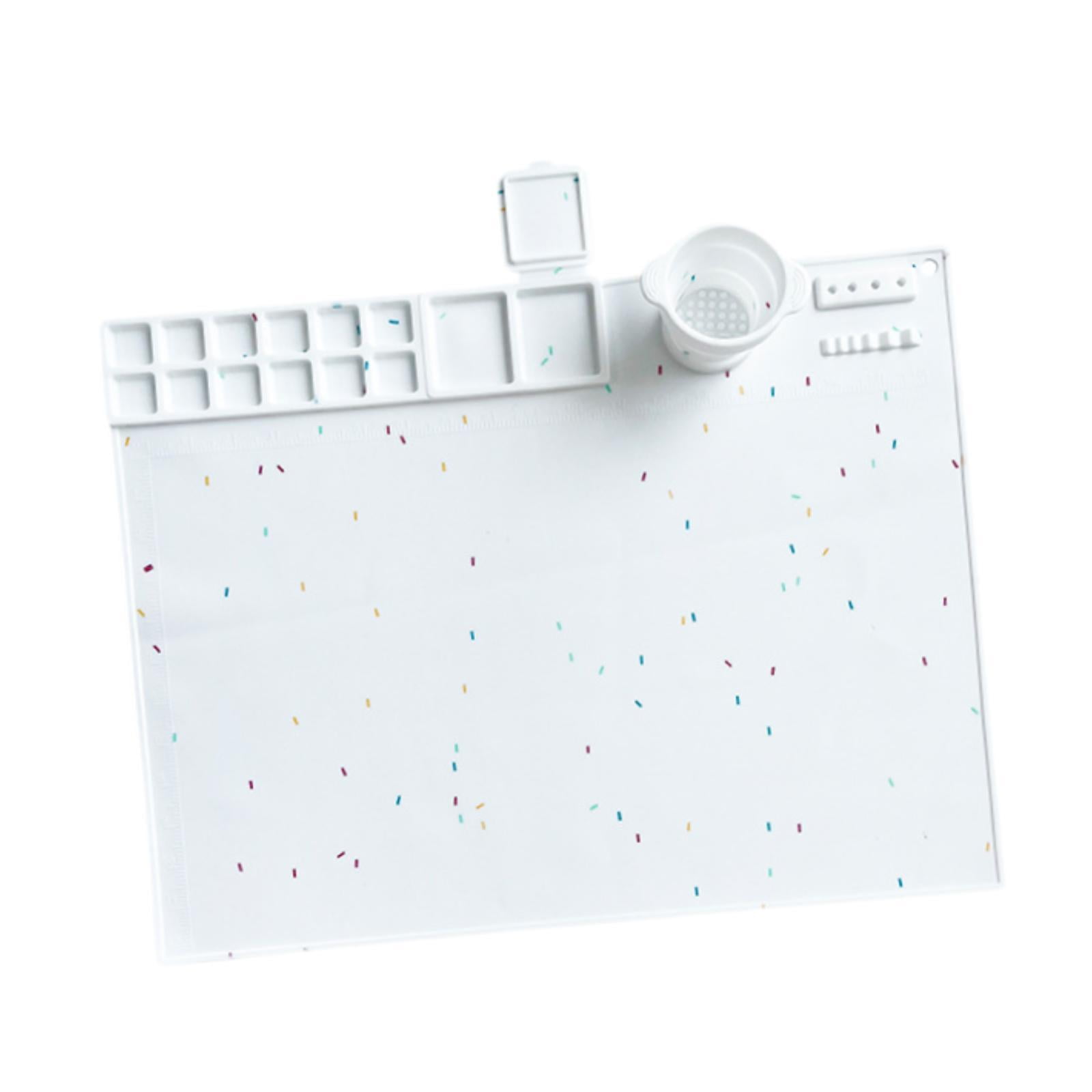 Sharprepublic Silicone Craft Mat Counter Mat Silicone Artist Mat for DIY Clay Project Kids