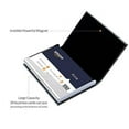 thumbnail image 2 of Business Card Holder, Business Card Case Luxury PU Leather & Stainless Steel Multi Card Case,Business Card Holder Wallet Credit Card ID Case/Holder for Men & Women. (Gray)?, 2 of 3