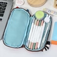 thumbnail image 6 of Summer Saving!Back_to_School Supplies Under $1 dollars!Special Pencil Case Pouch, Pencil Case Compartment Stationery Storage Bag Stationery Pen Bag Multifunctional Storage Pencil Case, A, 6 of 6