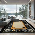 thumbnail image 2 of ODIKA 8'x10' Washable Area Rug Non-Shedding, Easy Care, Personalized Album Cover Retro Vinyl Record Movie Theater for King Size Bedroom Under Bed, Master Suite, 2 of 7