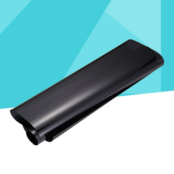 RUNROTOO 1Set Black Car Window Tint Film Kit for Car Owners Sun Glare Reduction 118.11 * 19.69 in