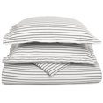 thumbnail image 2 of Superior 600 Thread Count Cotton Blend Bahama Stripe Duvet Cover Set, 2 of 2