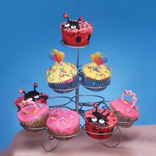3-5 Tier Cupcake Stand Metal Holder Tower Wedding Birthday Party Dessert Display 