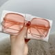 thumbnail image 4 of Gafas de sol cuadradas de gran tamaño Vintage 2025, gafas de sol con gradiente a la moda para mujer, gafas de diseño de marca de lujo Retro para mujer, 4 of 4